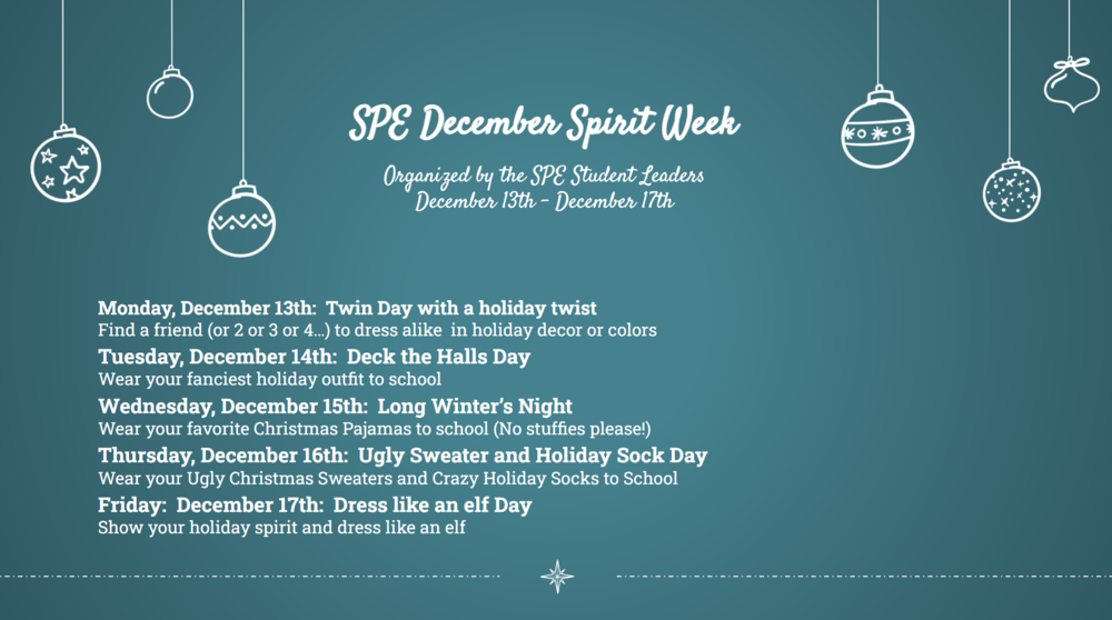 December Spirit Week