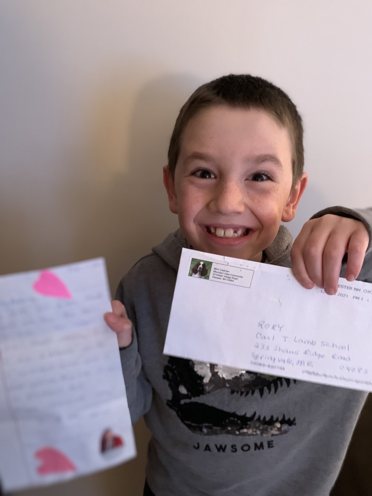 CJL Students Become Penpals with Seniors from Ossippee, NH