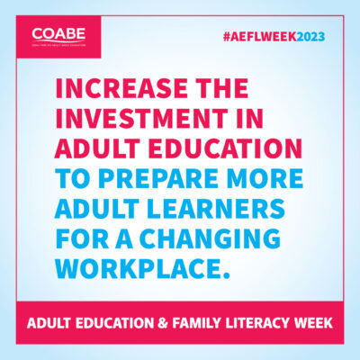 Adult Education and Family Literacy Week