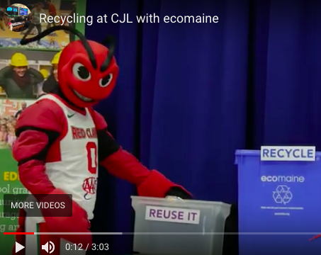 EcoMaine & Crusher from Red Claws Teach CJL About Recycling