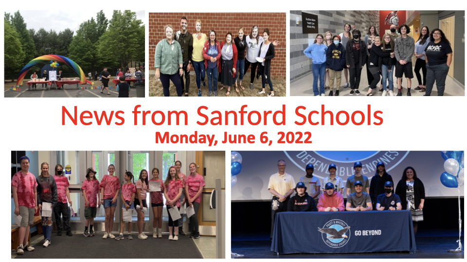 News From Sanford Schools June 6th Sanford School Department