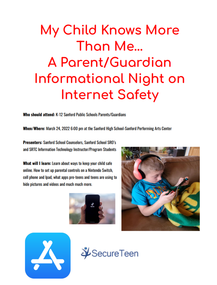 Informational Night on Internet Safety