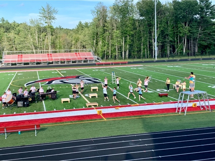 Spartans Marching Band Gives Audience a Preview | Sanford High School