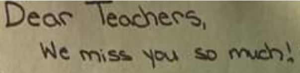 Dear Teachers...