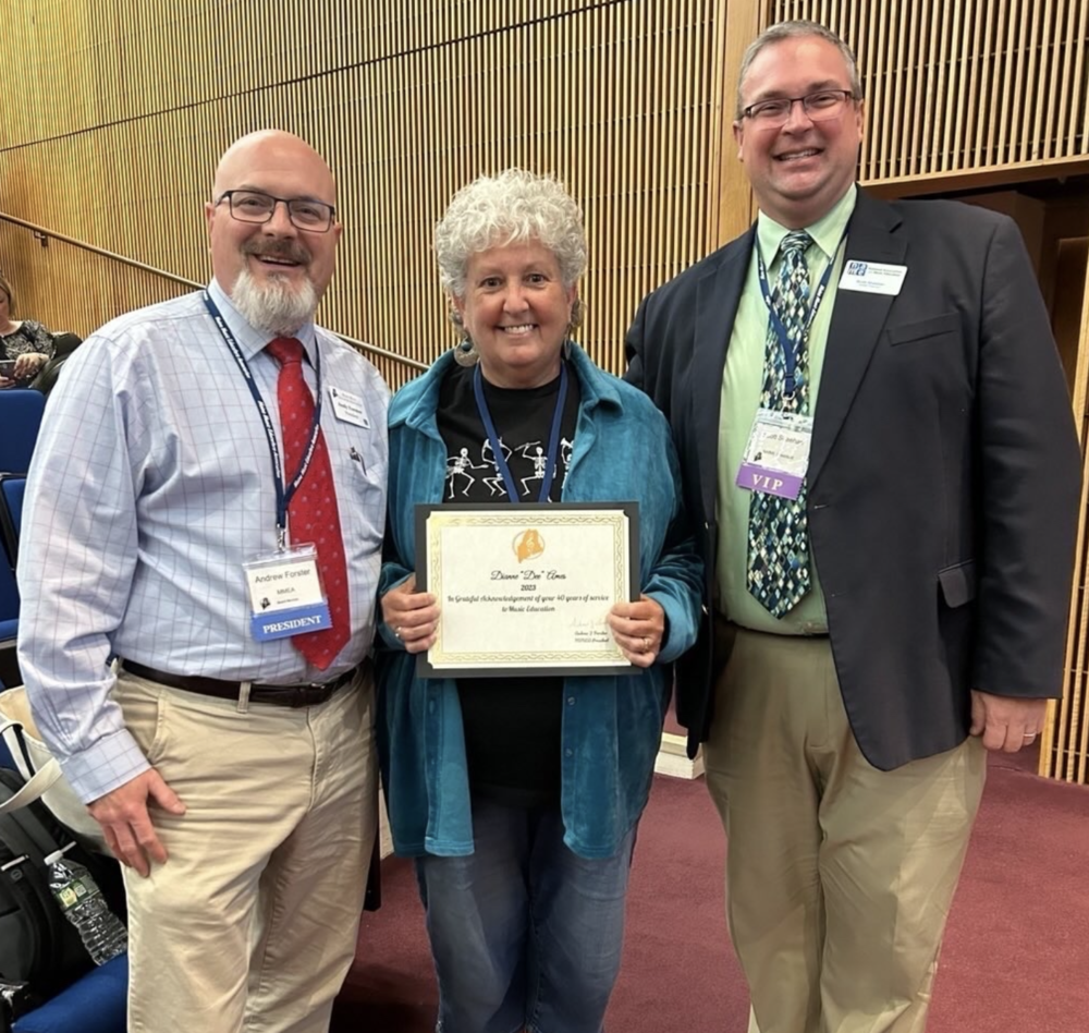 SMS Music Teacher Dee Ames recognized by Maine Music Educators ...