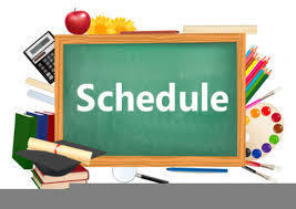 Opening of School Schedule