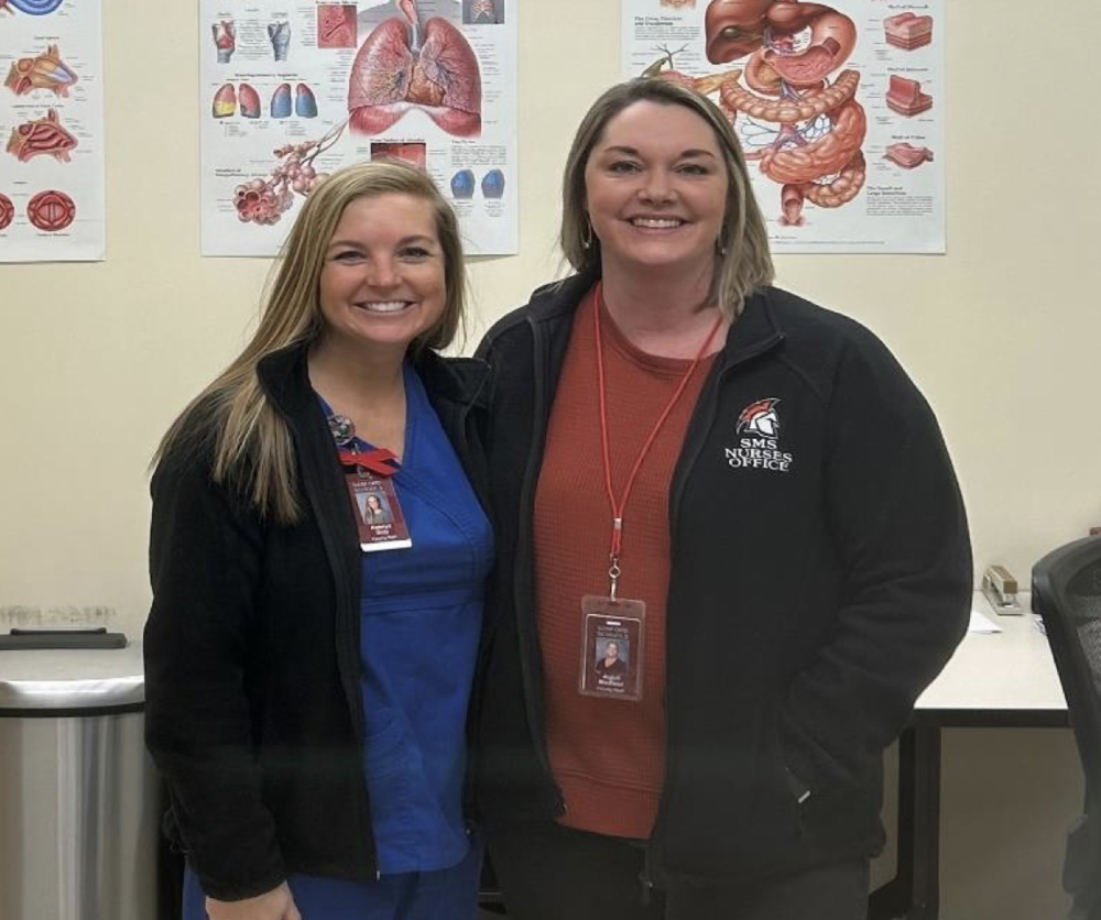 Nurses at sanford middle school sanford school department