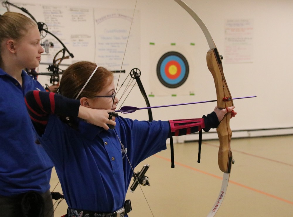 Emma Harmon, Archer - Photo Credit: TAMMY WELLS/Journal Tribune