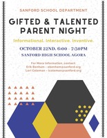 Gifted & Talented Parent Night