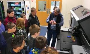 SJHS Students Visit YCCC's Prescision Manufacturing Program
