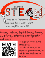 Sanford STEAM team