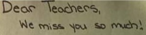Dear Teachers...