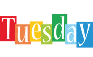 TUESDAY, MAY 28TH