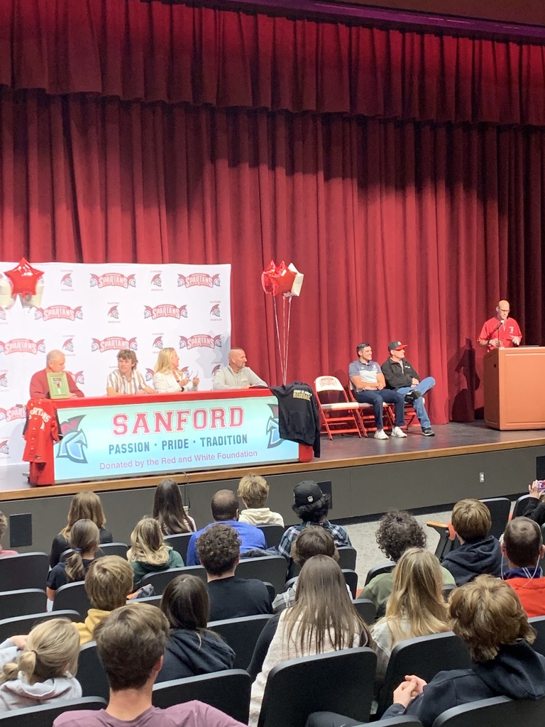 A huge congratulations to TJ Curley, who signed his letter of intent to play Division I Baseball at  Mt. Saint Mary's! The Sanford community is very proud!