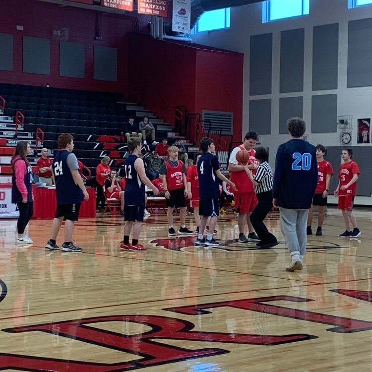 Sanford’s first unified basketball game of the season is underway! Go Spartans!